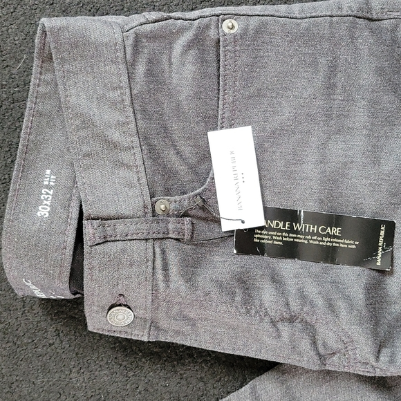 NWT Men / Boys Banana Republic Slim Travel Jean 30×32 - Picture 17 of 17